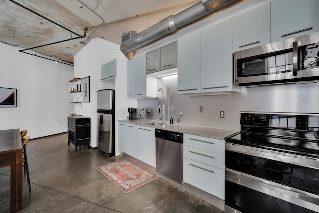 kitchen featuring sink and stainless steel appliances