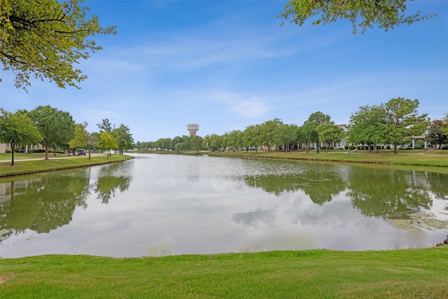 view of water feature