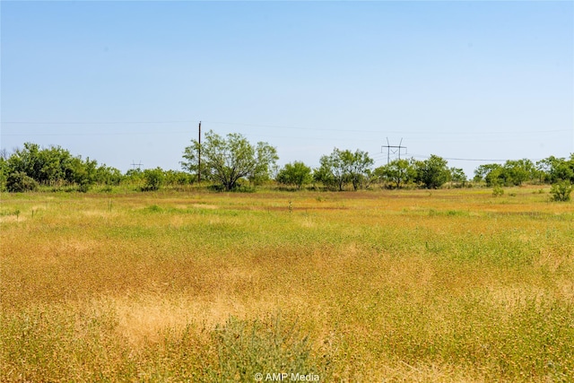 view of nature featuring a rural view