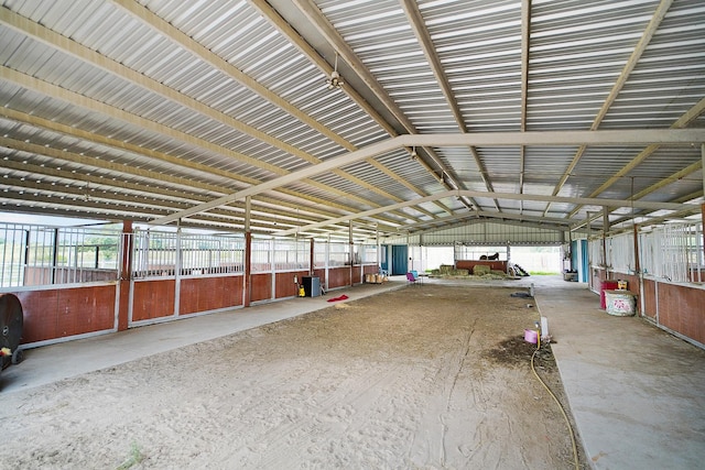 view of stable