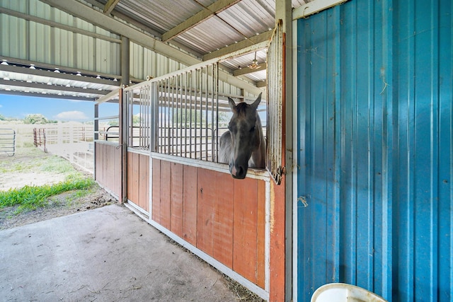 view of stable