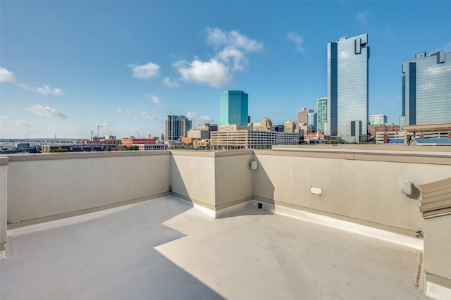 view of patio / terrace featuring a balcony