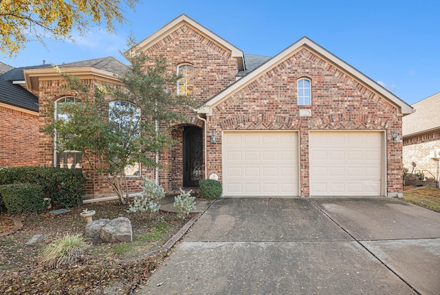 front of property featuring a garage