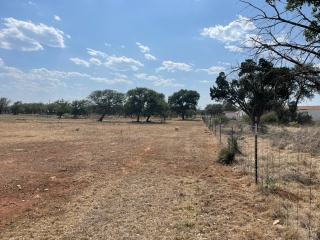 view of landscape with a rural view