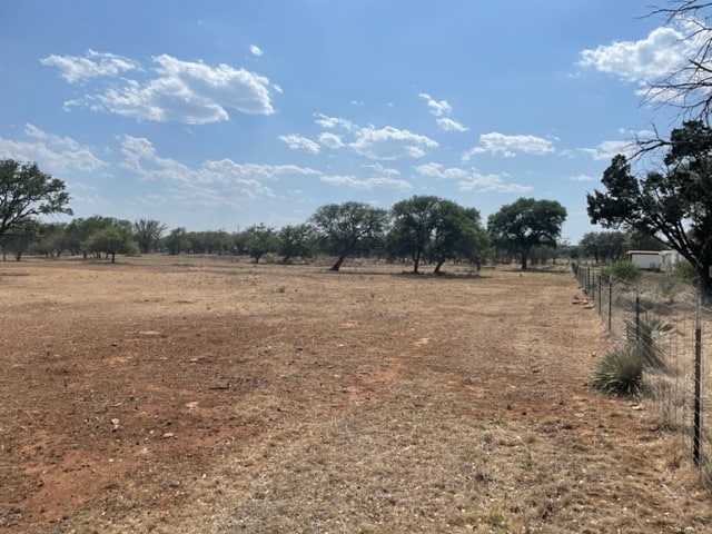 view of landscape with a rural view