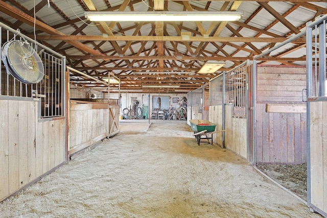 view of stable