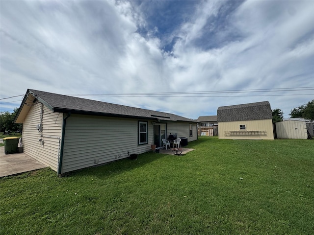 4506 Azalea Dr, Granbury, TX 76049 - back of property featuring a patio and a lawn
