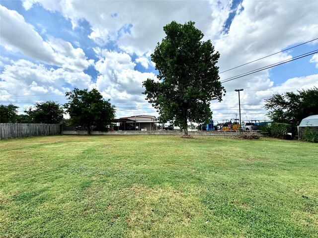 view of yard