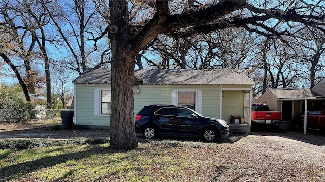 view of property exterior