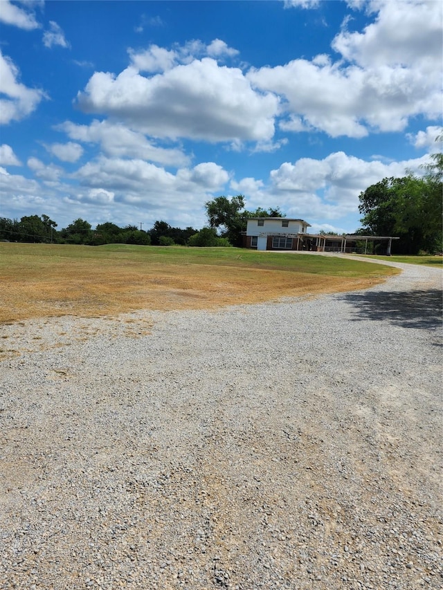 view of dirt / gravel road