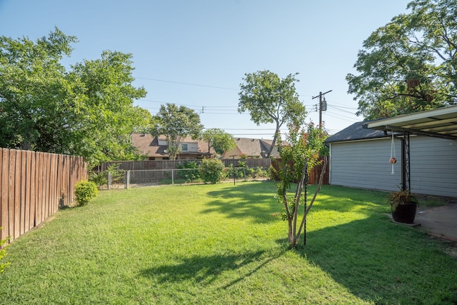 view of yard