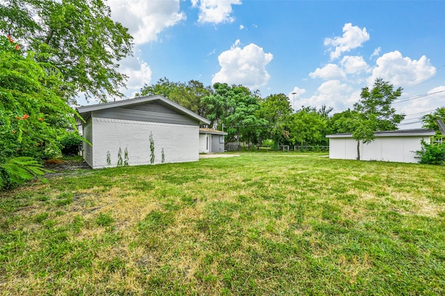 view of yard