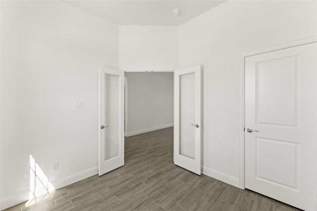 unfurnished bedroom with light hardwood / wood-style floors