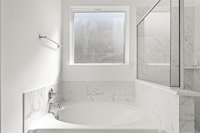 bathroom featuring a bathing tub