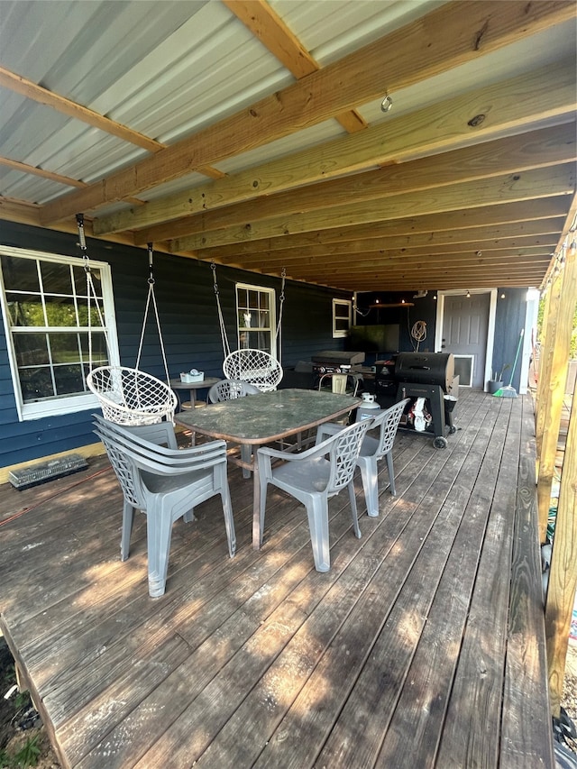 view of deck