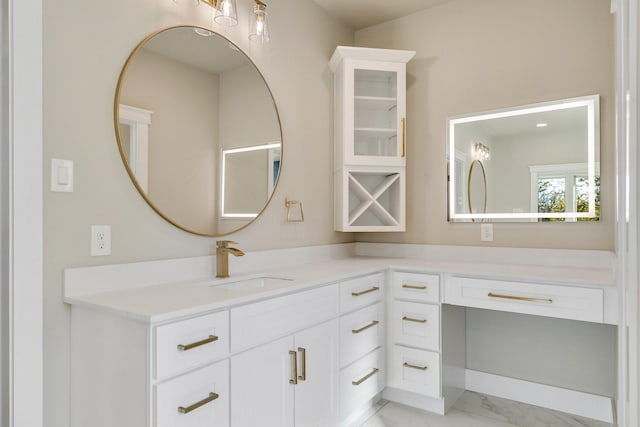 4836 S Theresa, Denison, TX 75020 - bathroom with marble finish floor and vanity