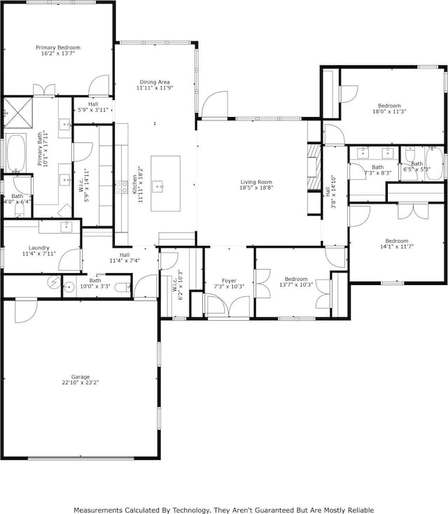4836 S Theresa, Denison, TX 75020 - floor plan