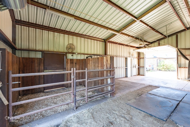 view of stable