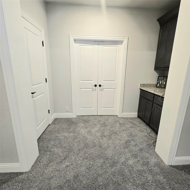 interior space with carpet floors