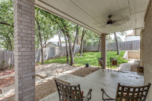 view of patio