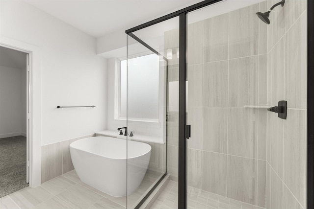 3104 Summer Rain Ln, Anna, TX 75409 - full bathroom with a shower stall and a soaking tub