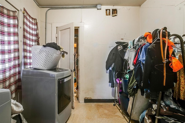 laundry area with washer and dryer