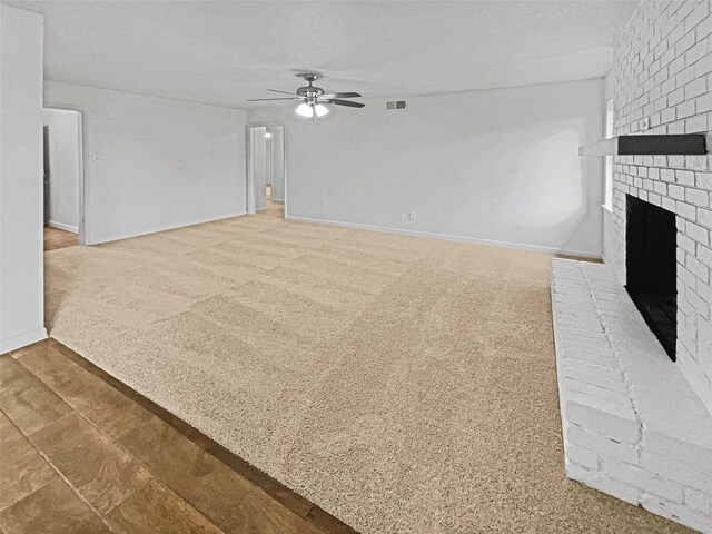 845 Dianna Ave, Hurst, TX 76053 - unfurnished room featuring ceiling fan, baseboards, and dark wood-style floors