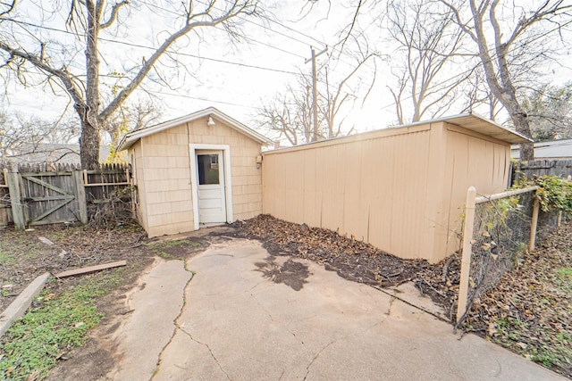 view of outbuilding