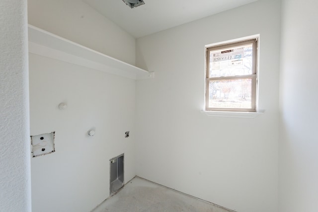 laundry room featuring hookup for a gas dryer