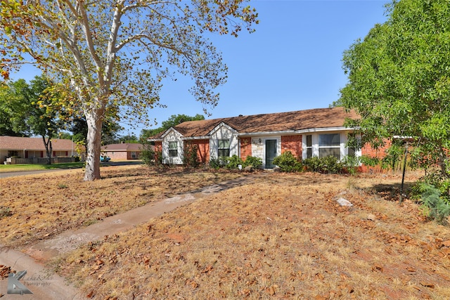 view of ranch-style house