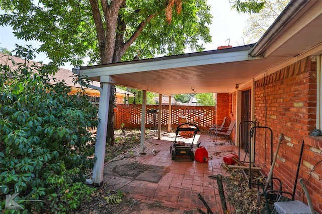 view of patio