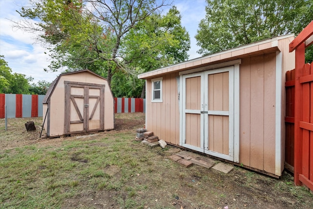 view of outbuilding