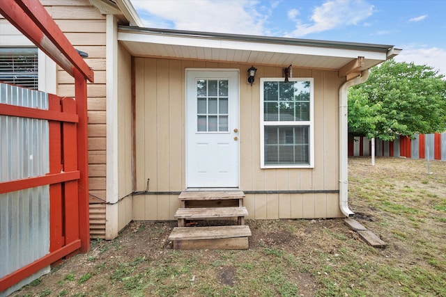 view of entrance to property