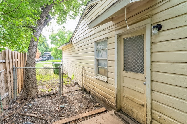 view of side of home