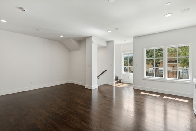 interior space featuring hardwood / wood-style floors