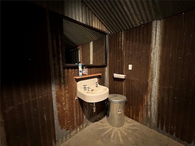 bathroom with a sink
