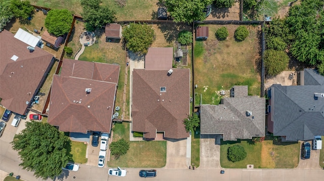 drone / aerial view featuring a residential view