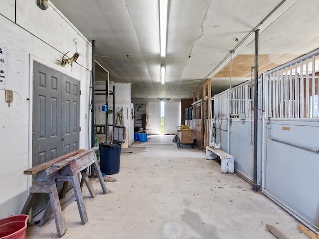 view of horse barn