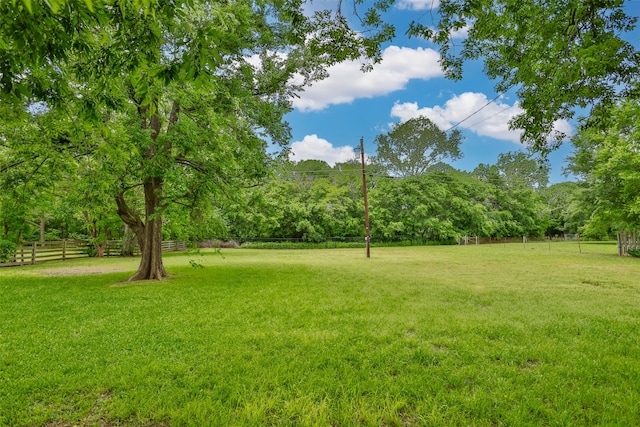 view of yard