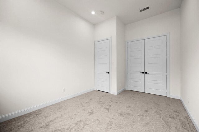 1057 Meadow Hill Dr, Lavon, TX 75166 - unfurnished bedroom featuring carpet flooring, baseboards, a closet, and recessed lighting
