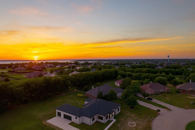 1057 Meadow Hill Dr, Lavon, TX 75166 - drone / aerial view