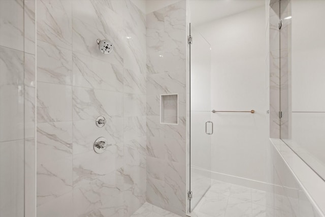 bathroom with walk in shower