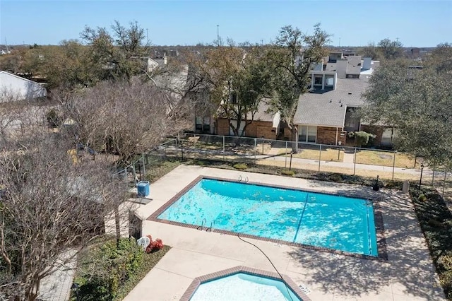 view of pool