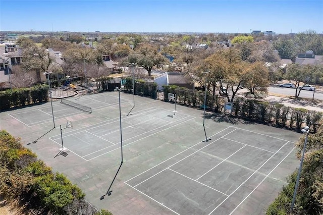 view of sport court