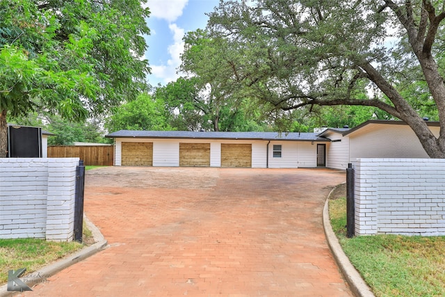 view of ranch-style house