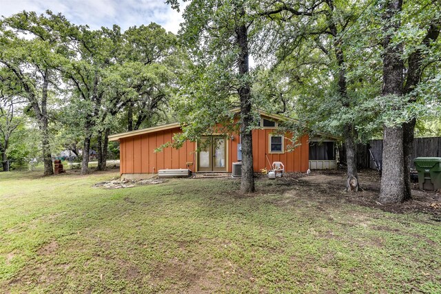 108 5th St, Whitney, TX 76692 - view of yard with central air condition unit