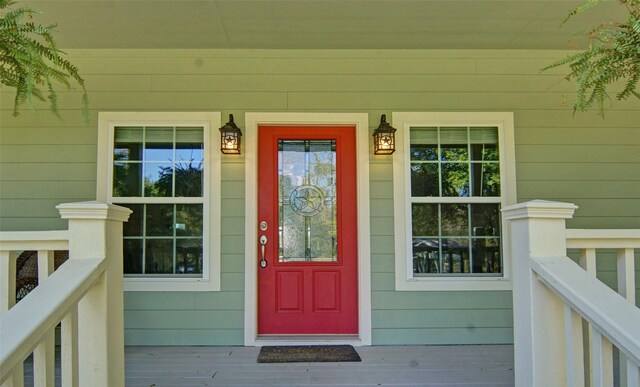 view of property entrance