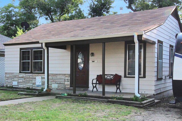 view of front of home