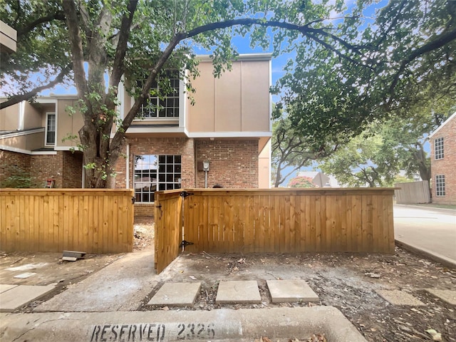 view of rear view of property