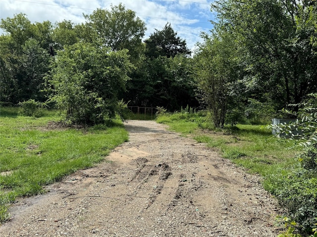 view of road